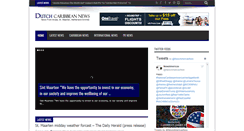 Desktop Screenshot of dutchcaribbeannews.com