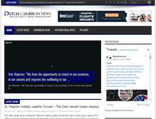 Tablet Screenshot of dutchcaribbeannews.com